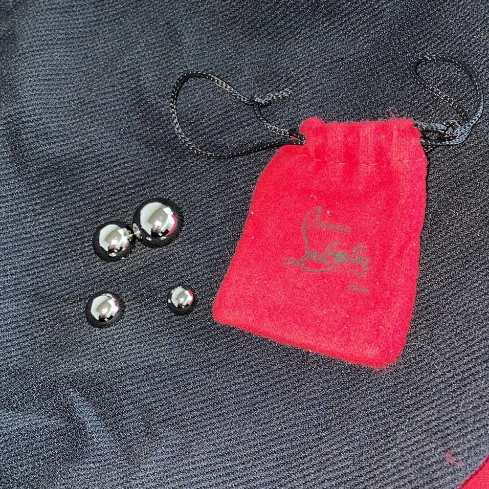 Christian Louboutin mini dustbag with shoe accessory - Picture 2 of 4